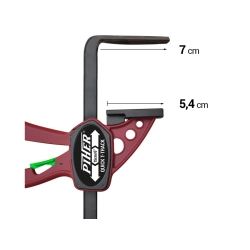 PIHER MINI QUICK T-TRACK 15cm zestaw 2szt do szyny, listwy prowadzącej