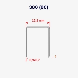 Zszywki typ 380 / 6mm (12000 szt.)