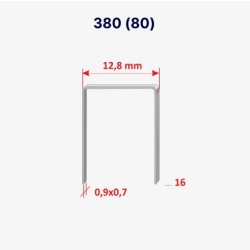 Zszywki typ 380 / 16mm (12000 szt.)